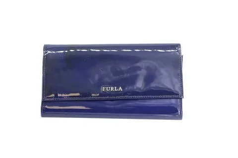 Blue Leather Furla Wallet