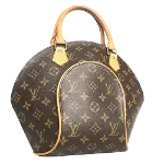 Brown Canvas Louis Vuitton Ellipse