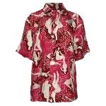 Pink Silk Amiri Shirt