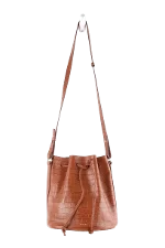 Brown Leather Sézane Shoulder Bag