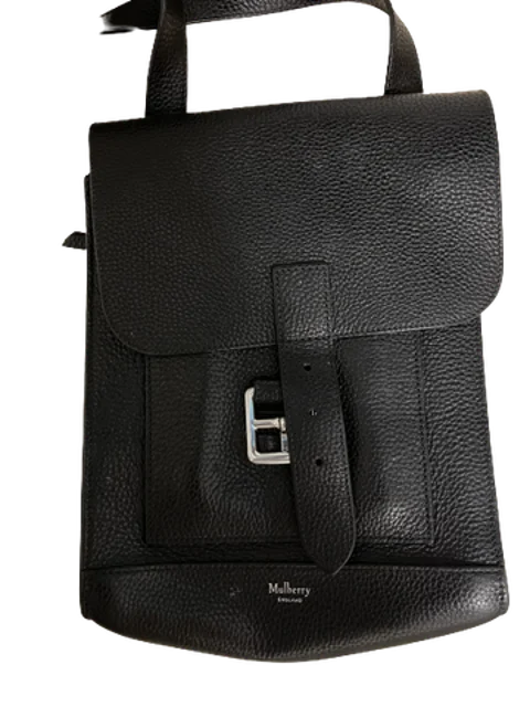 Black Leather Mulberry Backpack