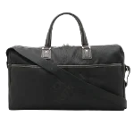 Black Canvas Louis Vuitton Travel Bag