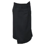 Black Wool Comme des Garçons Skirt