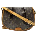 Brown Canvas Louis Vuitton Menilmontant