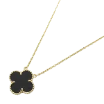 Black Yellow Gold Van Cleef & Arpels Necklace