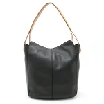 Black Leather Tod's Shoulder Bag