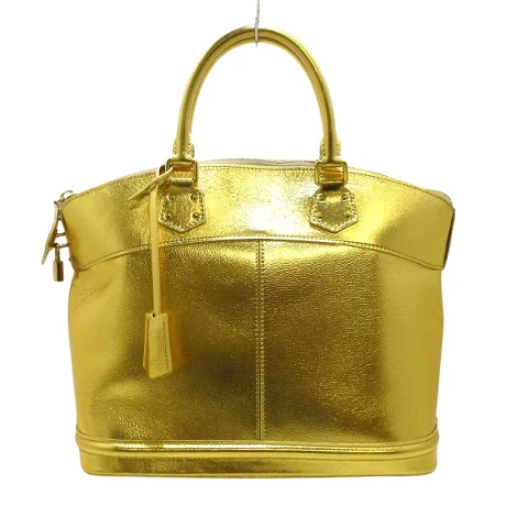 Gold Leather Louis Vuitton Handbag