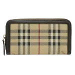 Beige Plastic Burberry Wallet