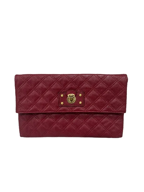 Red Leather Marc Jacobs Clutch