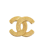 Gold Metal Chanel Brooch