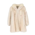 White Fur Dior Coat