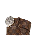 Brown Canvas Louis Vuitton Belt