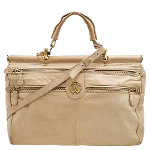 Beige Leather Roberto Cavalli Handbag