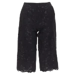 Black Plastic Valentino Shorts