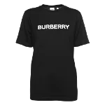 Black Cotton Burberry Top