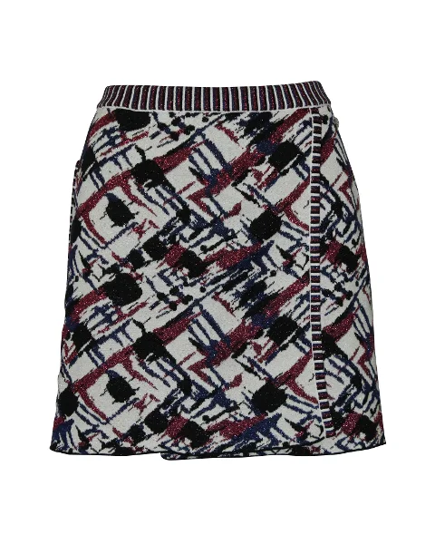 Multicolor Fabric Chanel Skirt