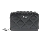 Black Leather Prada Wallet