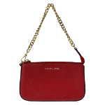 Red Leather Michael Kors Handbag